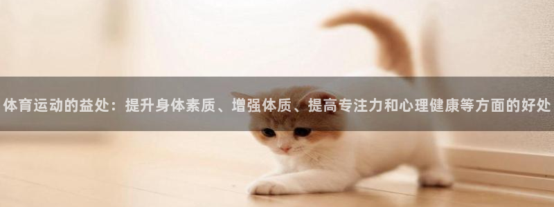 MK体育官方正版app集团简介：体育运动的益处：提升